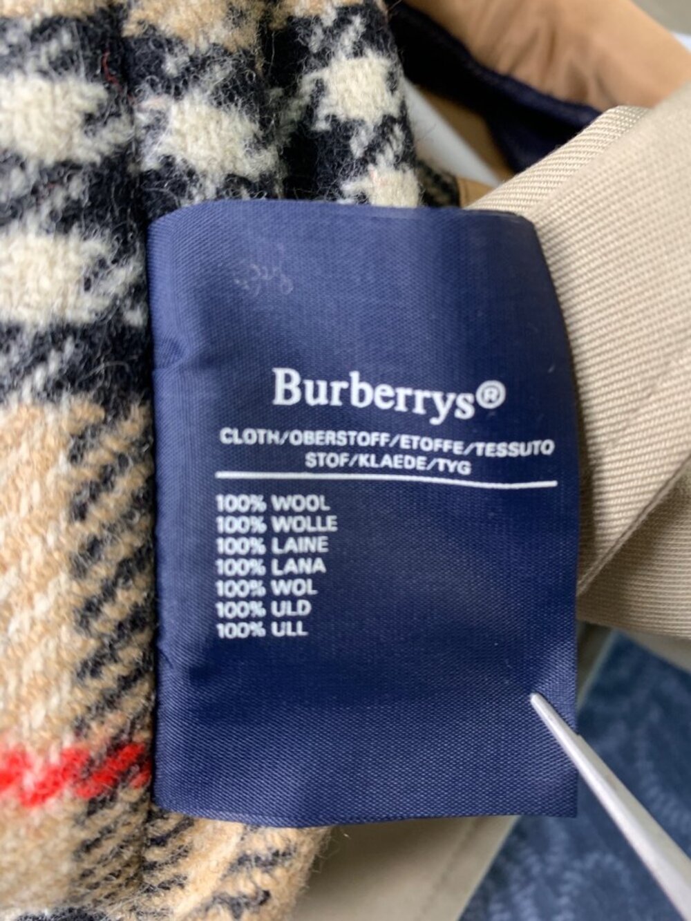 Vintage 80s Burberrys Trench All Weather Womens 10 Long Wool Liner England - Picture 16 of 16